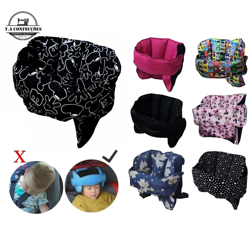 Apoio de Cabeça Faixa Soneca para Carro Suporte para Cabeça do Bebe