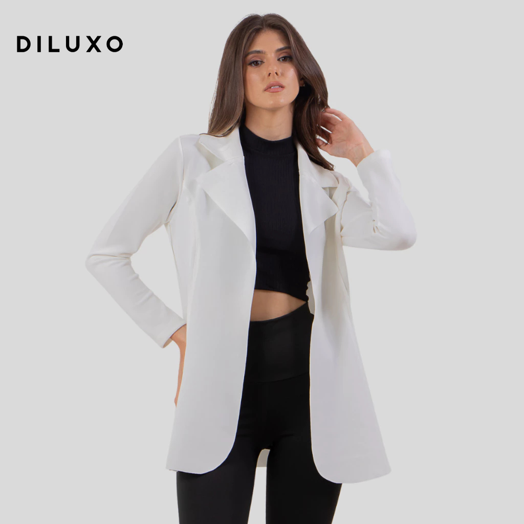 Blazer Feminino Max Casaco Acinturado