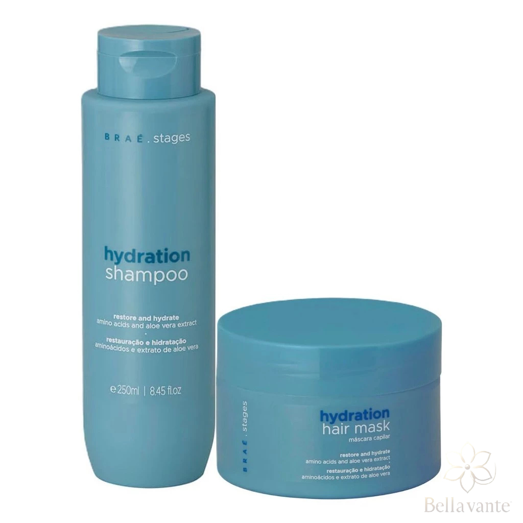 Brae stages Hydration - Shampoo Hidratação Profunda 250ml + Mascara 200g