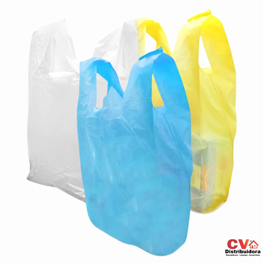 Sacola Reforçada Para Mercado Padaria Reciclada Kit 350 Unidades