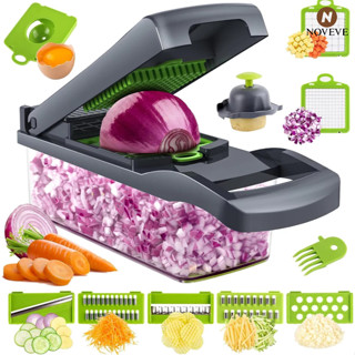 Cortador Multifuncional Fatiador De Verduras/frutas/legumes NOVEVE em Oferta na Shopee