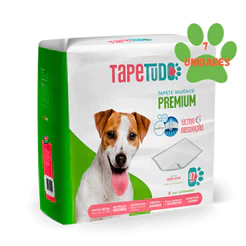 Tapete Higiênico Tapetudo Para Cães 60x55cm 7 Unidades