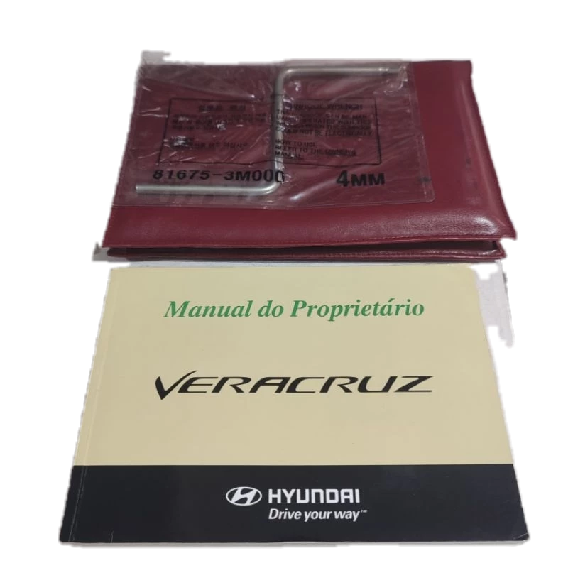 Manual do proprietário e demais itens Hyundai Veracruz 2008