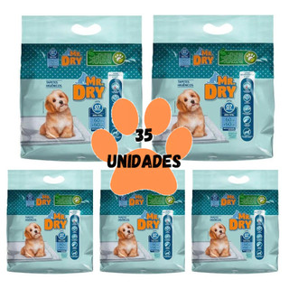 Tapete Higienico Mr Dry 60x60 35 Unidades em Oferta na Shopee