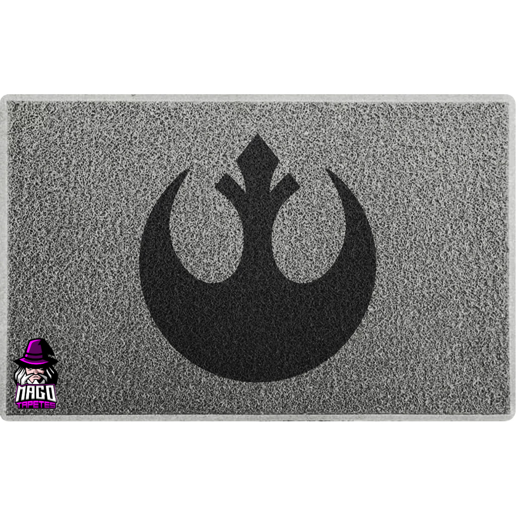 Tapete Capacho Aliança Rebelde Star Wars Decoração Porta Casa Apartamento