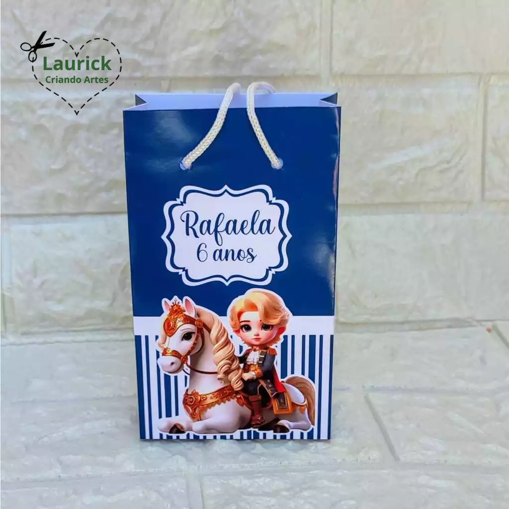 Sacolinha Personalizadas para Festa Príncipe  Cinderela  Lembrancinhas Diversos Temas PEGUE E MONTE