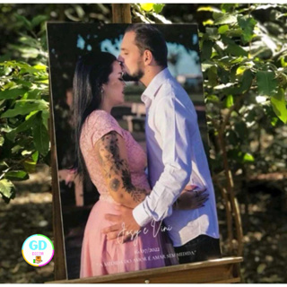 Quadro Decorativo Personalizado Com Sua Foto Ou Do Casal em Oferta na Shopee