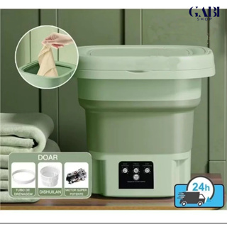 Mini máquina de lavar roupa dobrável portátil automática viagem GABISHOP em Oferta na Shopee