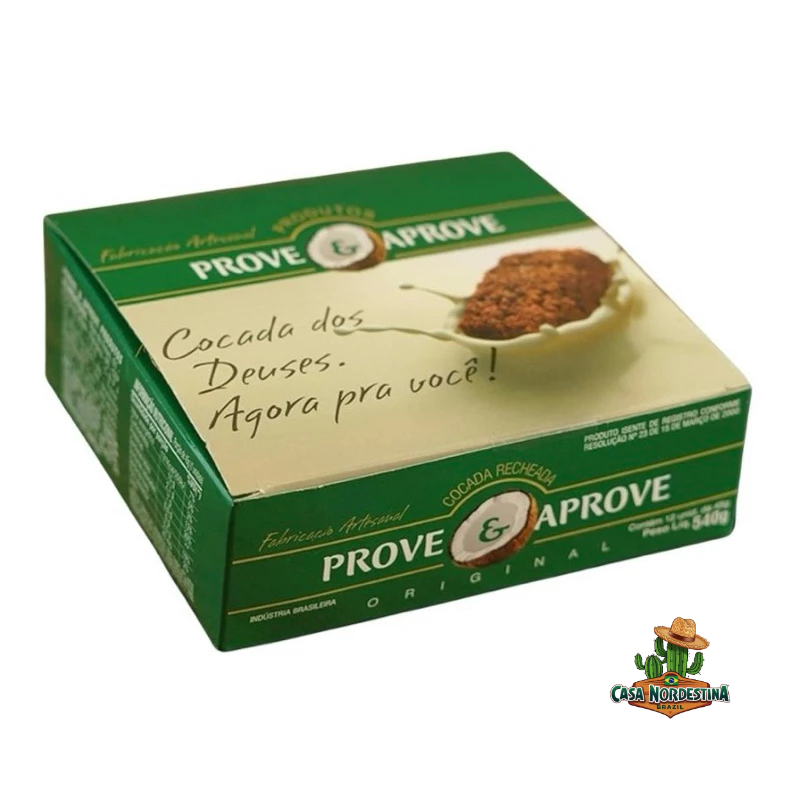Cocada Cremosa Prove E Aprove 12 Unidades em Oferta na Shopee