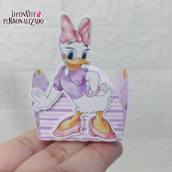 Forminha para doce brigadeiro personalizado Margarida em Oferta na Shopee