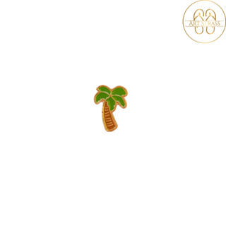 Kit 10 Pingentes Coqueiro Para Chinelos Em Banho Dourado em Oferta na Shopee