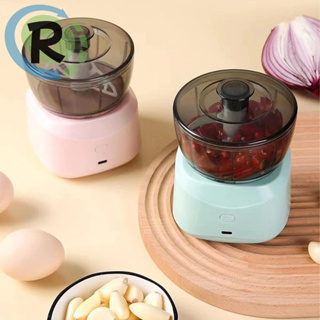 Cortador de Alimentos Moedores de carne Pequeno Elétrico Sem Fio com Fundo Antiderrapante e Lâmina de Aço Inoxidável em Oferta na Shopee