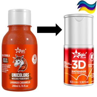 Matizador Magic Color Ruivo Sensation 100ml Máscara Pigmentadora Efeito Camaleão Tonalizante em Oferta na Shopee