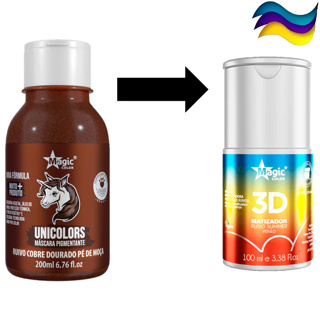 Matizador Magic Color Ruivo Summer 100ml Máscara Pigmentadora Efeito Camaleão Tonalizante em Oferta na Shopee