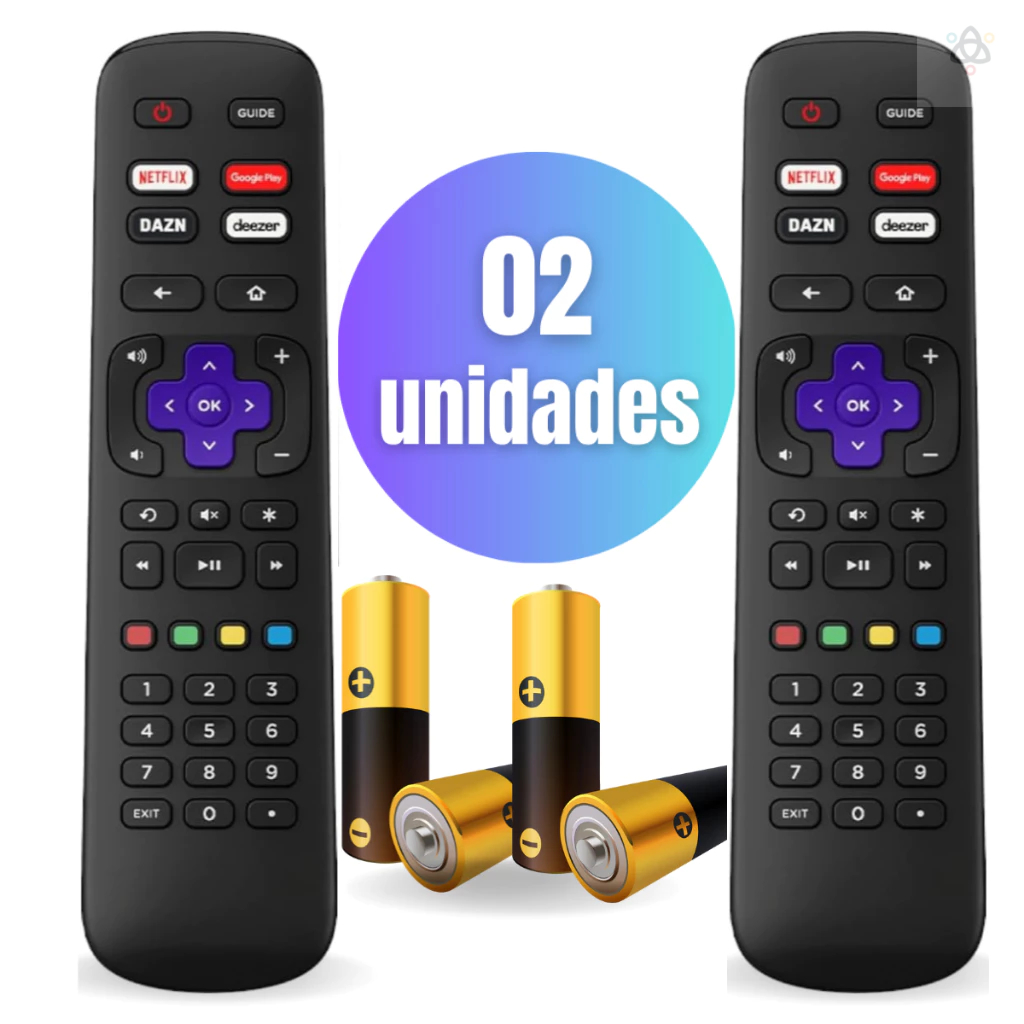 Controle Remoto Compatível com AOC ROKU TV Smart TV em Oferta na Shopee