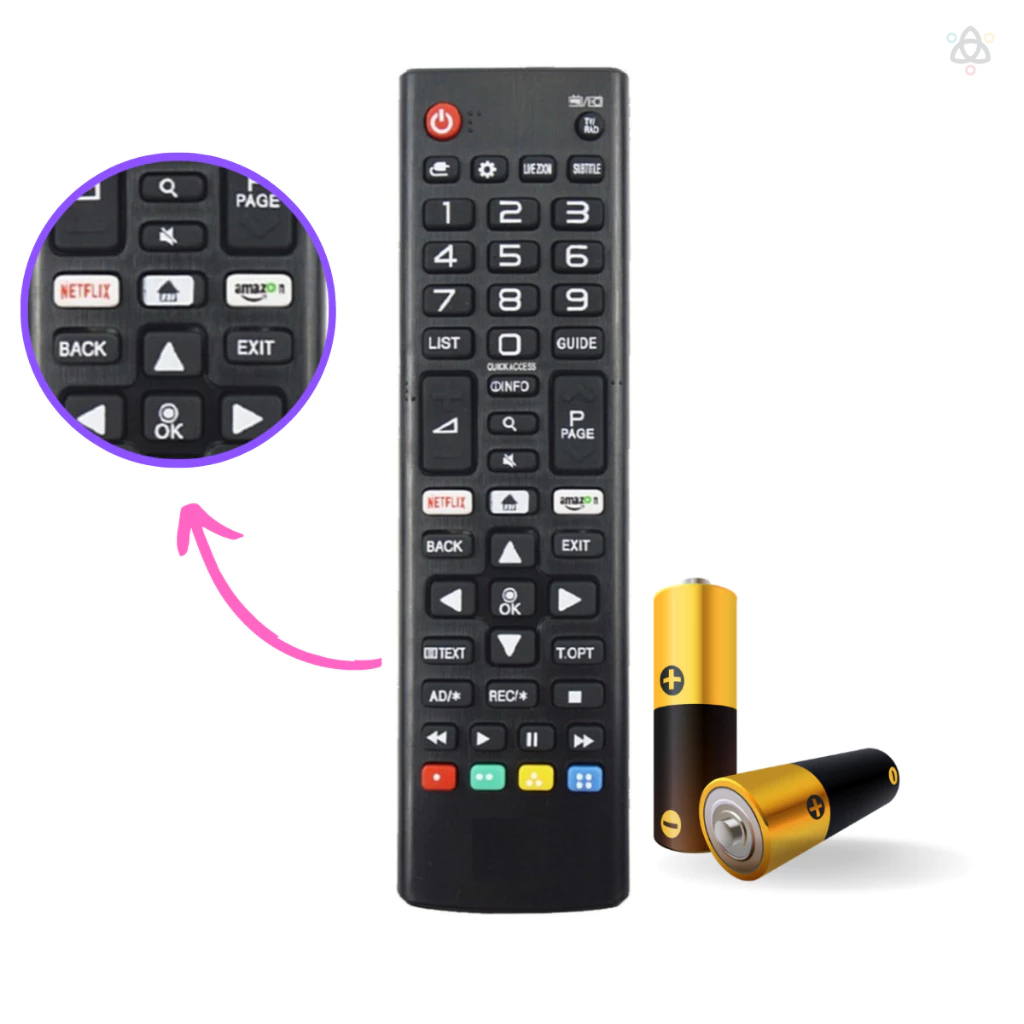 Controle Remoto Compatível LG Smart Tv TODOS os Modelos LCD LED 4K WEBOS AKB