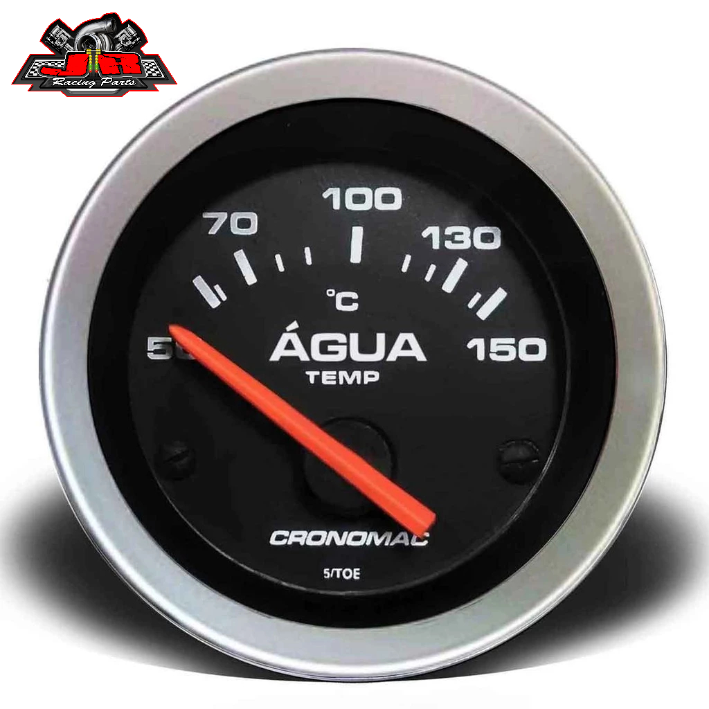 Manômetro Termômetro Elétrico Água 52Mm Sport Cronomac