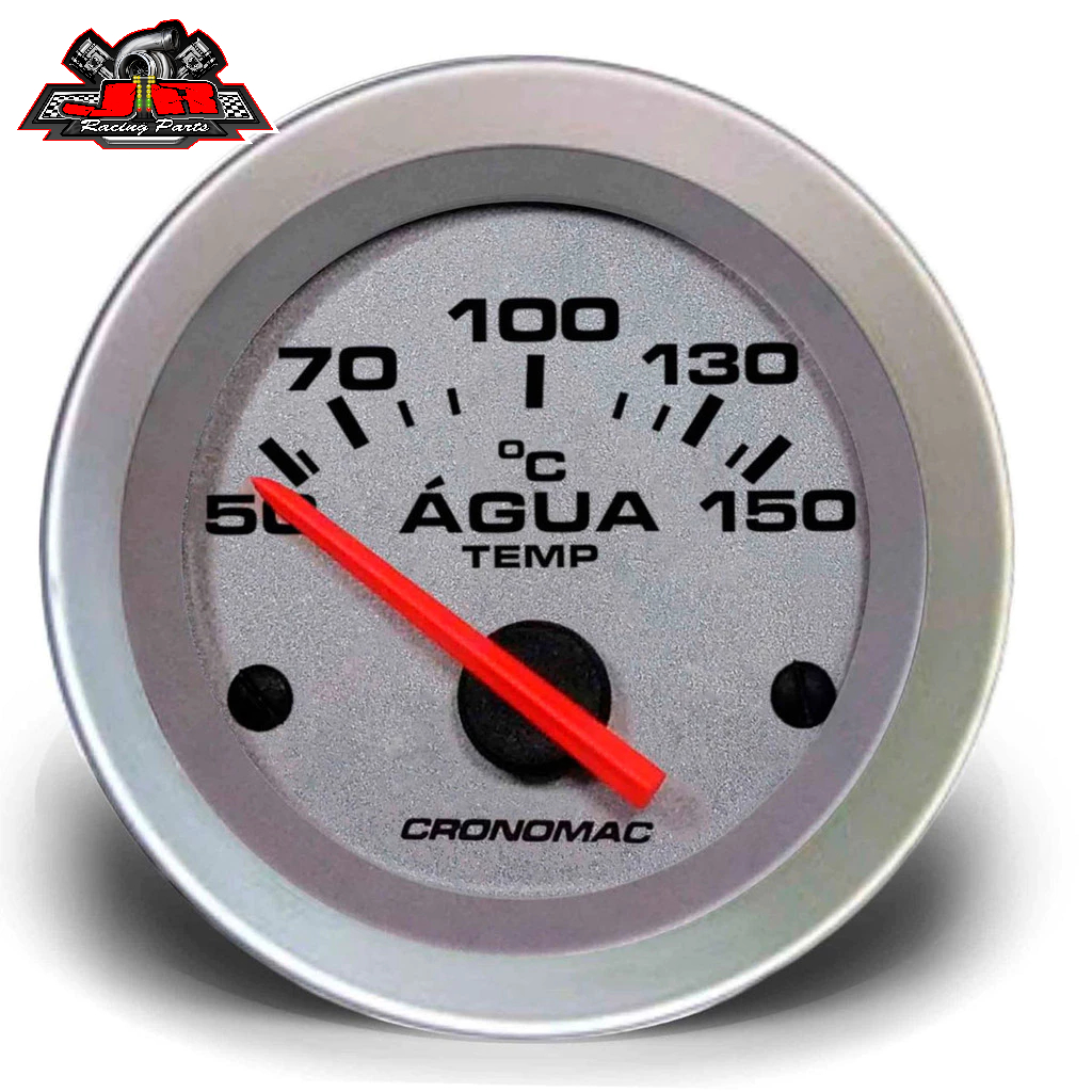 Manômetro Termômetro Elétrico Água 52Mm Racing Cronomac