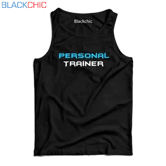 Camiseta Regata Personal Trainer Academia Professor Masculina Algodão Premium