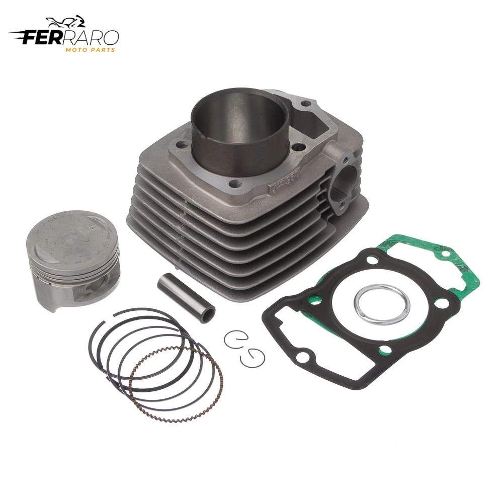 Kit Premium c/Cilindro Pistao Junta Kmp Anel Rik Cbx 200