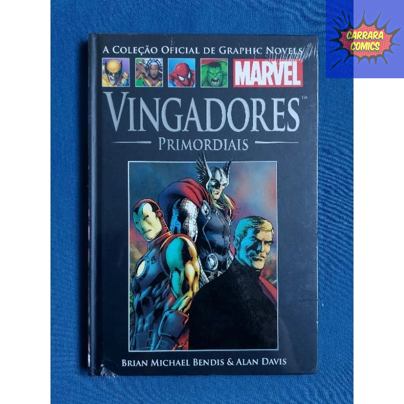 HQ Vingadores Primordiais (Brian M. Bendis e Alan Davis) - Salvat Preta Volume 61
