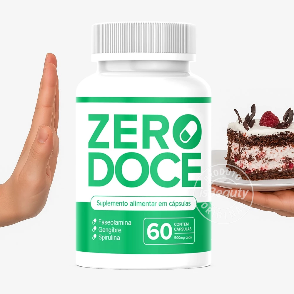Zero Doce - Anti Açúcar - 60 Cápsulas - Envio Rápido