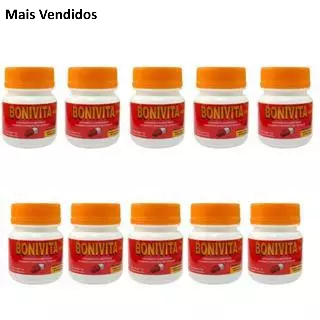 Kits 1-2-3-4-5 Suplemento Multivitaminico Bonivita Original Colageno Tipo 2 mais 12 Ingredientes