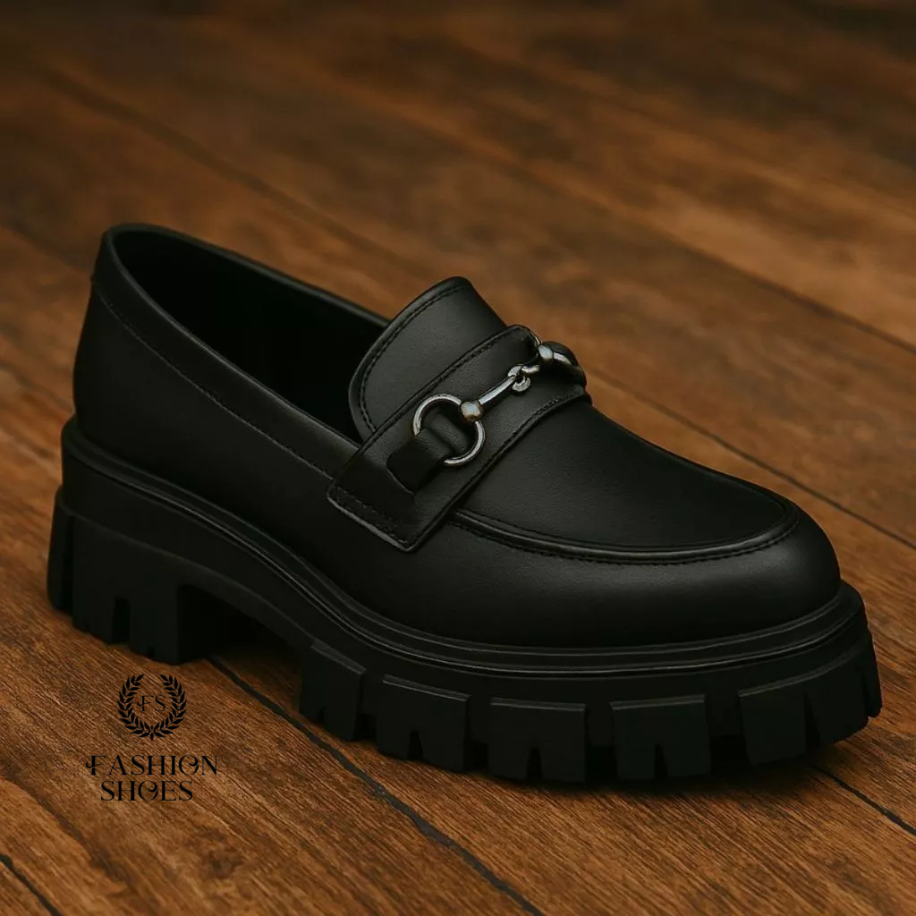 Mocassim Feminino Blogueira Sola Tratorada Plataforma Tendencia