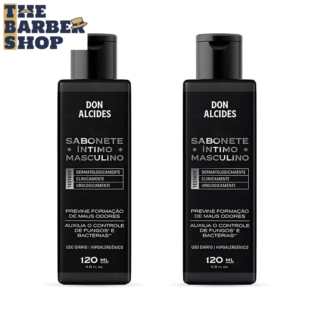 Sabonete Íntimo Masculino Don Alcides  Sem Perfume 120ml - 2 unidades em Oferta na Shopee