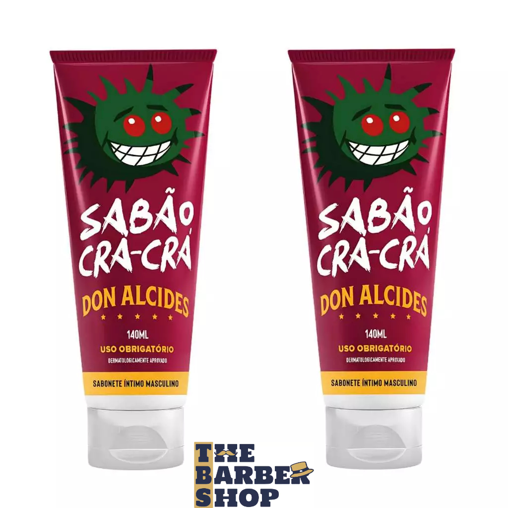 Sabonete Íntimo Masculino Sabão Crá Crá Don Alcides - 2 Un em Oferta na Shopee