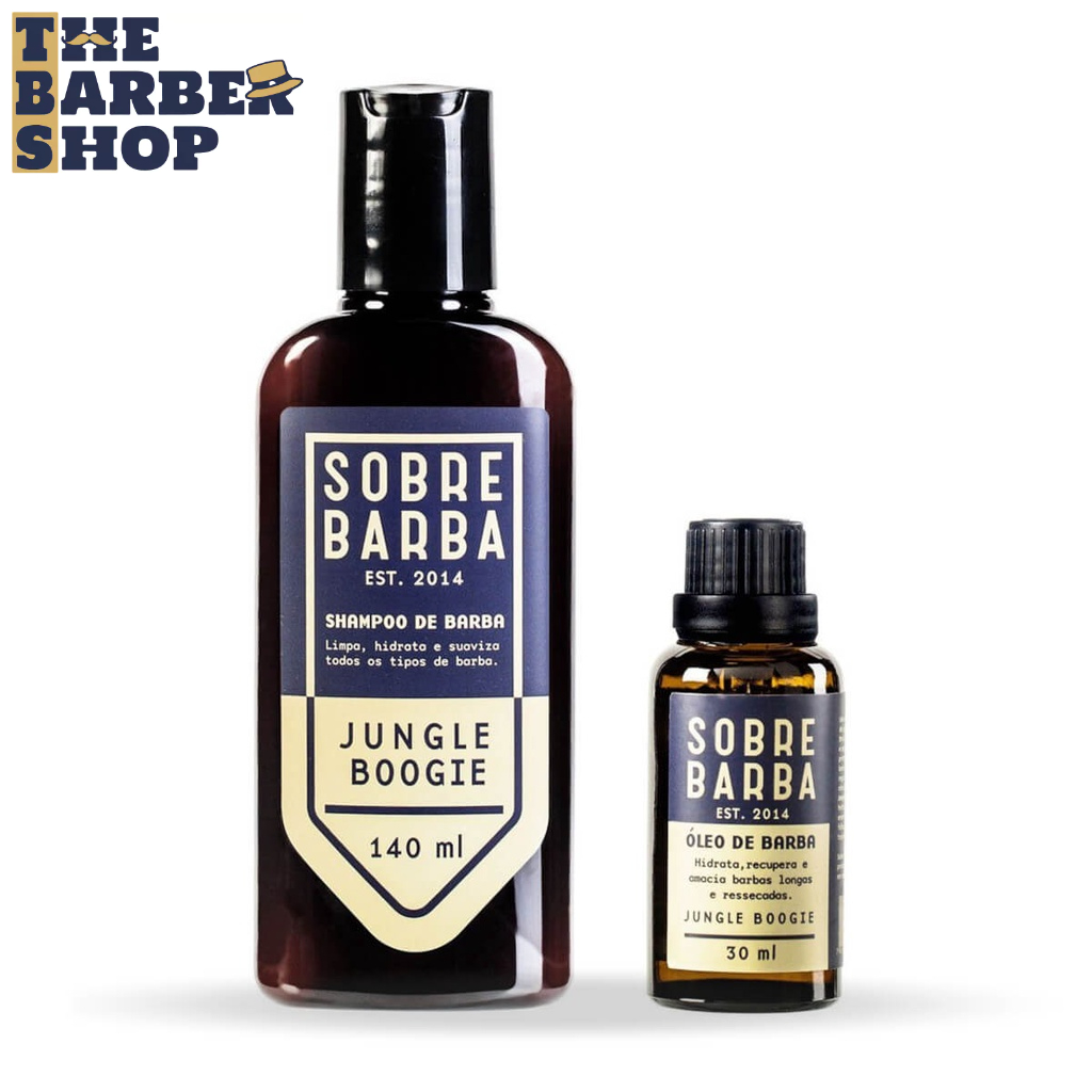 Kit para Barba SOBREBARBA Shampoo + Óleo para Barba Jungle Boogie