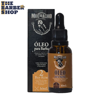 Oleo para Barba 30ML Muchacho Bay Rum em Oferta na Shopee