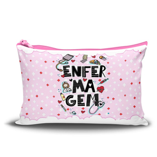 Necessaire Simples Enfermagem Necessaire Organizadora de Maquiagem - Necessaire Profissional em Oferta na Shopee