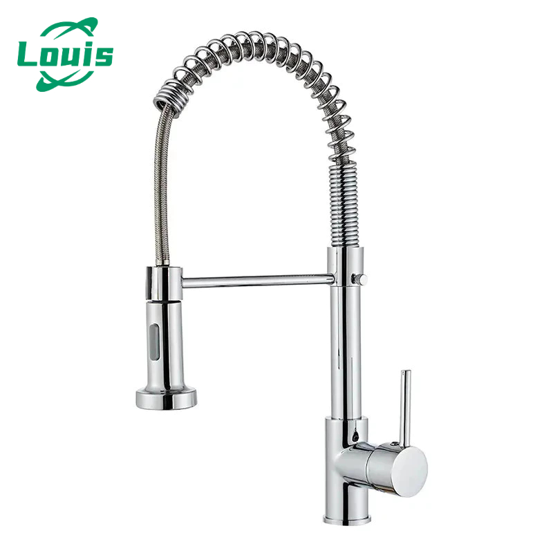 Louis Torneira Cozinha Inox Flexível Torneira De água Quente e Fria Ajustável Modo De Bica...