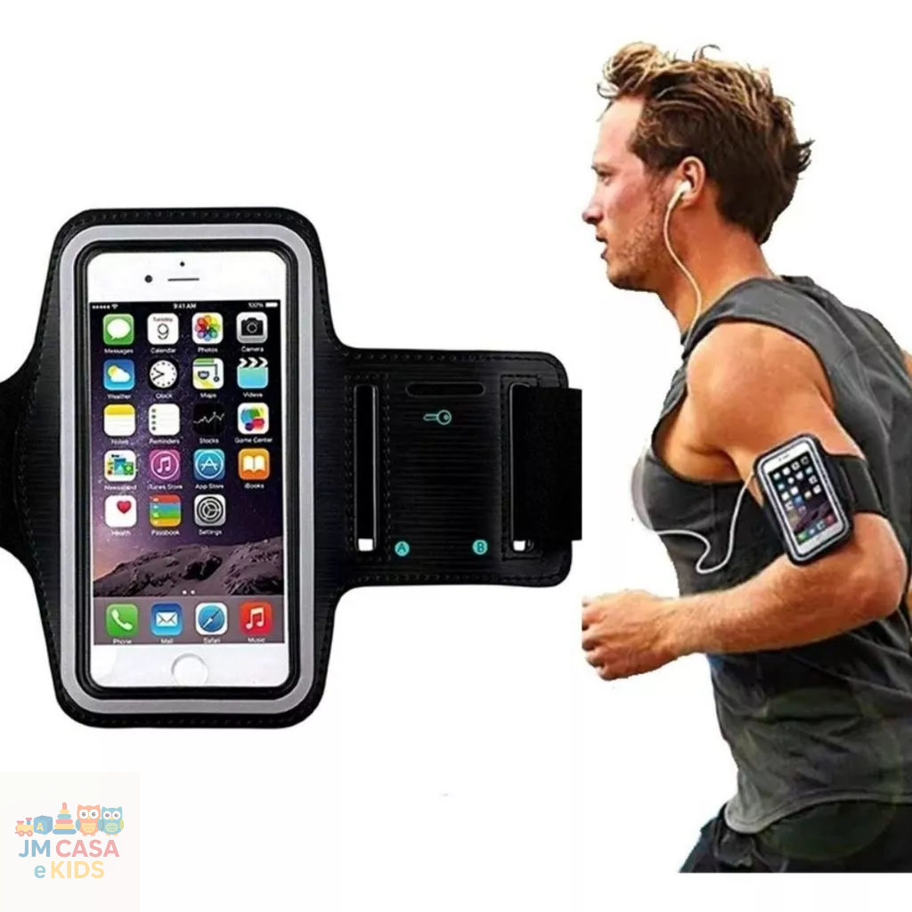 Braçadeira  Celular Suporte Para Corrida Caminha Ciclismo