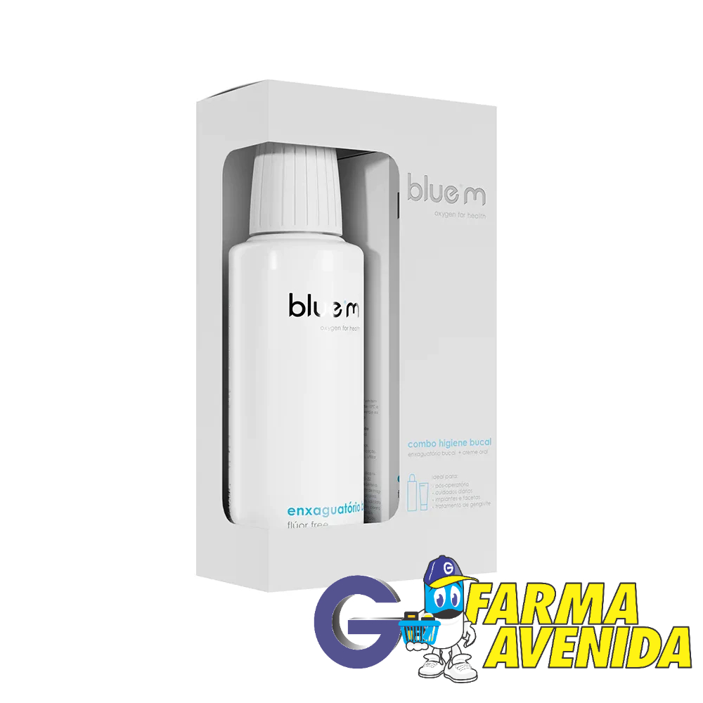 Kit Blue M - Enxaguatório Bucal 250ml + Creme Dental 75ml