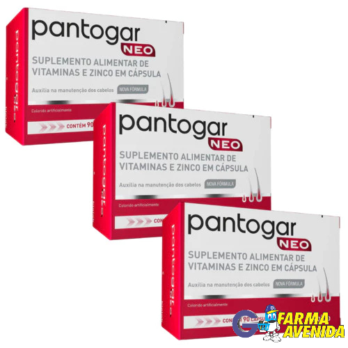 Pantogar Neo Kit C/03 Caixas C/90 Capsulas Cada Caixa