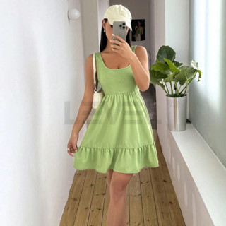 Vestido Feminino em Ribana Varias Cores Sem Mangas Verão