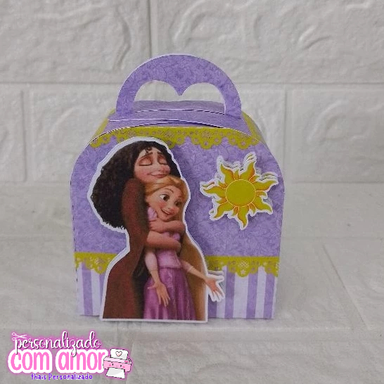 CAIXA MALETINHA Rapunzel Enrolados / LEMBRANCINHA DE ANIVERSARIO INFANTIL CAIXINHAS PERSONALIZADAS