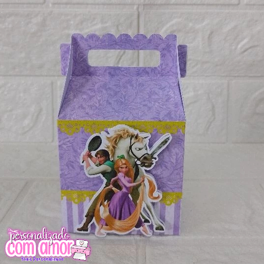CAIXA MALETA Rapunzel Enrolados / LEMBRANCINHA DE ANIVERSARIO INFANTIL CAIXINHAS PERSONALIZADAS