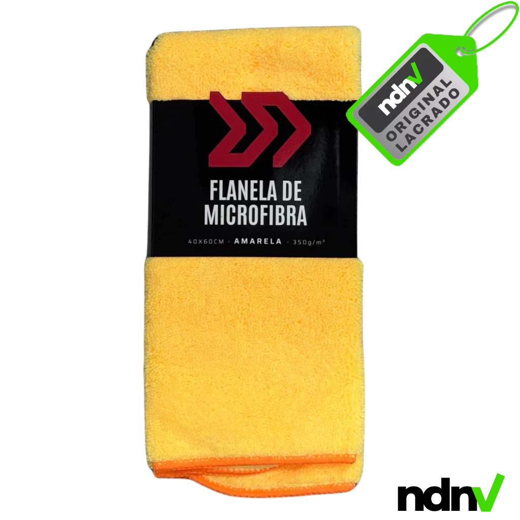 Flanela Automotiva de Microfibra – 40 x 60 cm – AutoAmerica – Uso Profissional