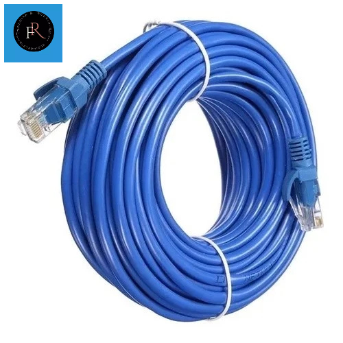 Cabo de Rede Cat5e Ethernet Lan Internet 15 Metros Cat5e Ethernet RJ45 Kapbom KAP-W-15M