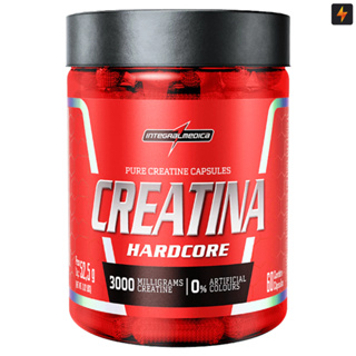Creatina 100% Pura Monohidratada Hardcore 60 Cápsulas em Oferta na Shopee