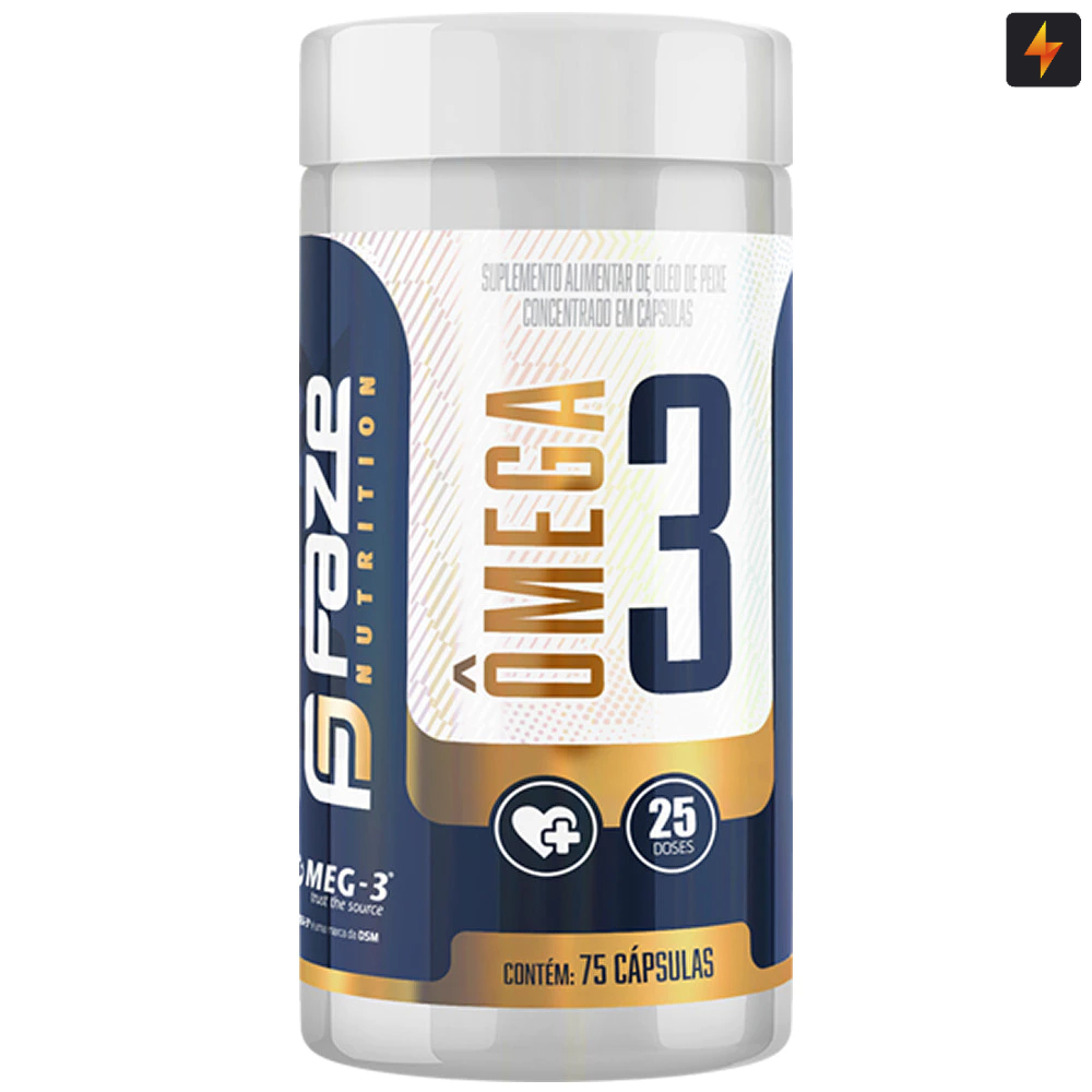 Ômega 3 EPA 990mg DHA 660mg 75 CAPS Selo meg - 3 Faze Nutrition em Oferta na Shopee