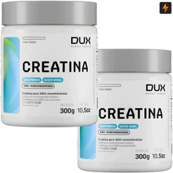 Kit 2x Creatina Monohidratada Pura 300g Dux Human Health