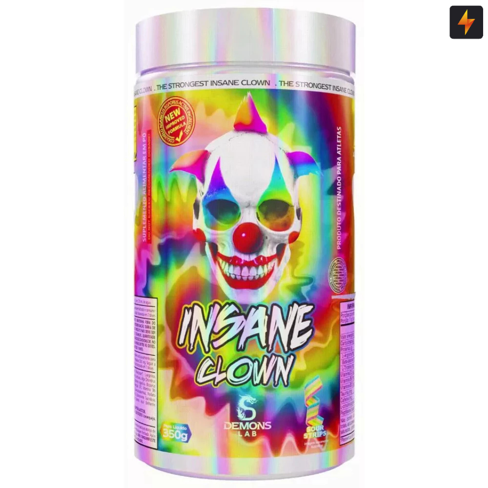 Pré Treino Insane Clown 350g Pré Workount Demons Lab