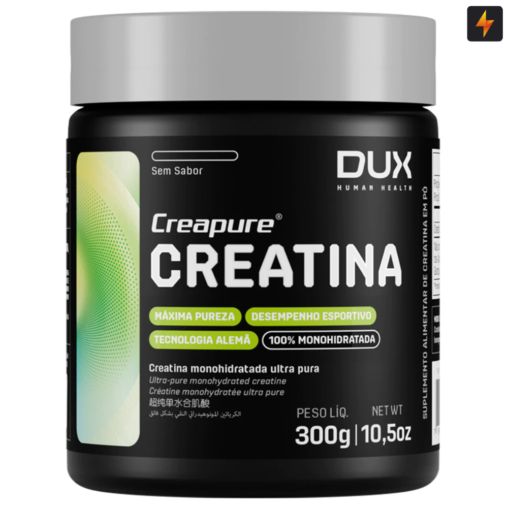 Creatina Creapure 300g Dux Original em Oferta na Shopee