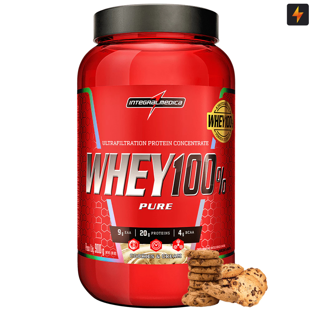 Whey 100%Pure 900g Pote Integralmedica
