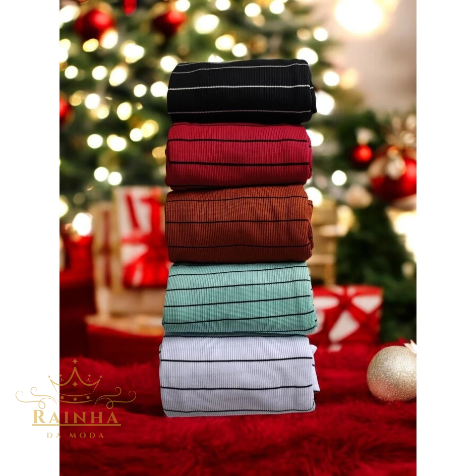 Kit COM 5 REGATA Feminina Canelada Blusa Listrada Premium Camiseta 5 Cores em Oferta na Shopee