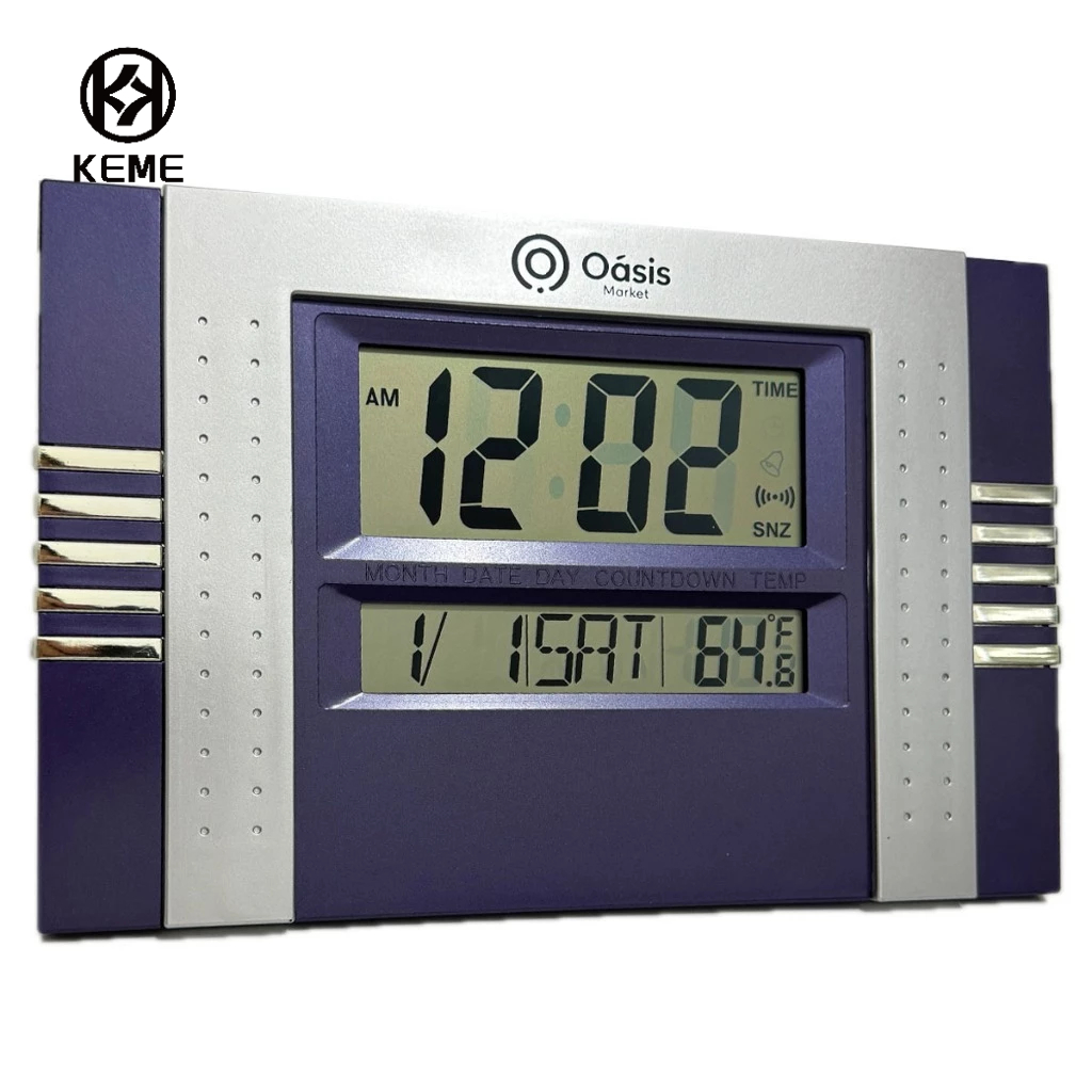 Relógio Mesa Parede Digital Temperatura Alarme Calendário L7 em Oferta na Shopee
